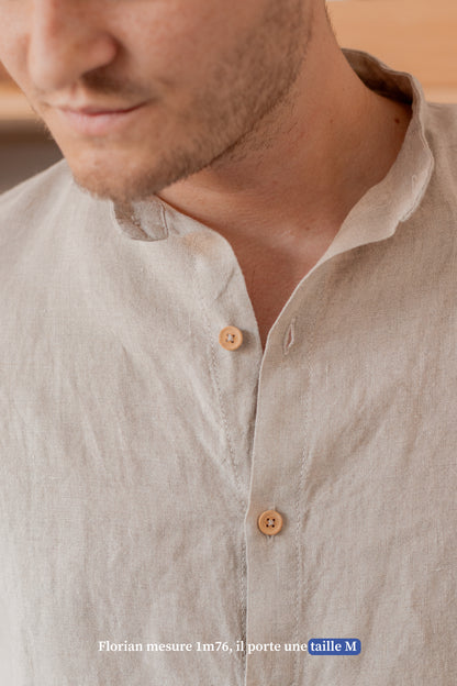 Chemise en lin pour homme - Made in France